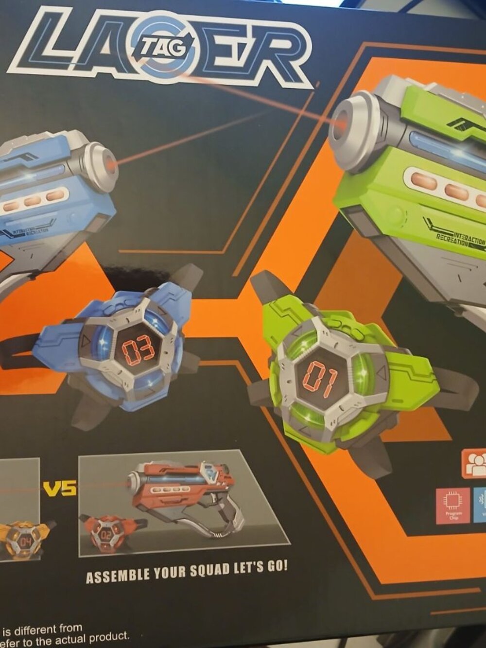 Ivoxex 4 Player Laser Tag Game Set